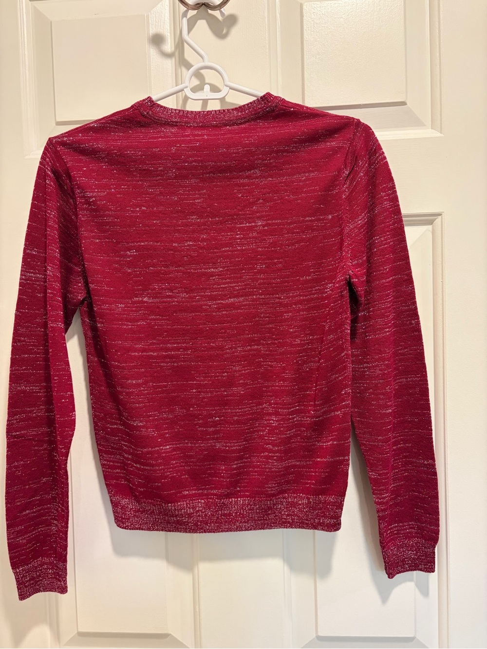JULIA AMORY Bacall Red Long sleeve sweater S NWT - Picture 5 of 6